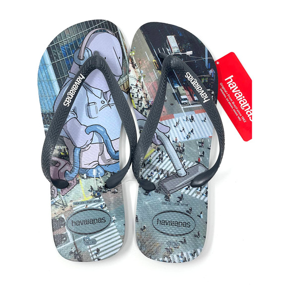 Havaianas Top Street Flip Flops Mens Size 13 Beach Sandals Pool Thongs 4144539 - Picture 1 of 3